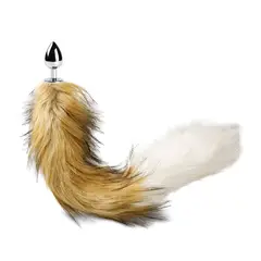 LUST - Plug Anal Cola Zorro Dorado