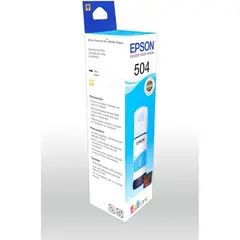 EPSON - Botella de tinta t504 cian