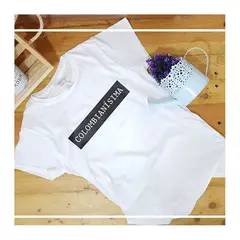 JGA COMPANY - Camiseta Mujer Manga Corta Colombianisima.