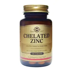 SOLGAR - Chelated Zinc X 100 Tabletas