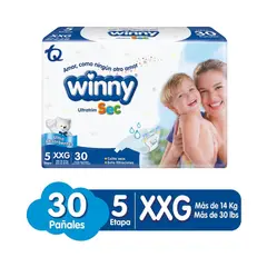 WINNY - Pañal Ultratim Sec Etapa 5 X 30und