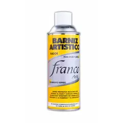 FRANCO ARTE - Barniz Artístico En Spray Para Óleo y Acrílico