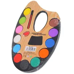 MARIES - Acuarelas x 12 colores en paleta ovalada diwen