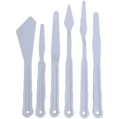 MAPED - Kit de espatulas artísticas plásticas x 6 unidades