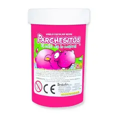PARCHESITOS - Vinilo rosado fluorescente x 125 cc parchesitos.