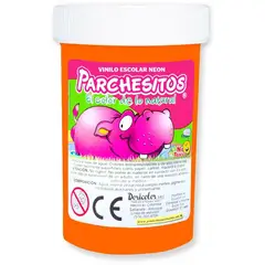 PARCHESITOS - Vinilo escolar color naranja x 125 cc parchesitos.
