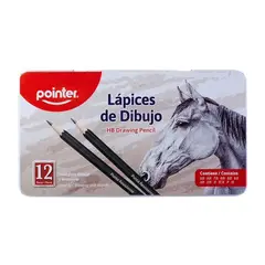 POINTER - Set De Lápices De Dibujo Graduados X 12 Unds.