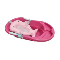 PRODEHOGAR - Bañera o tina para bebe con cojin o malla practica y comoda