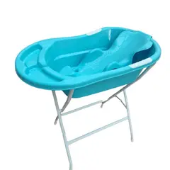 PRODEHOGAR - Bañera otina para bebe con soporte y base metálica