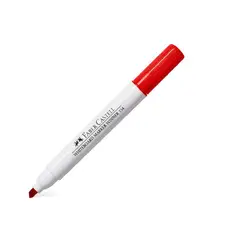 FABER CASTELL - Marcador Borrable Para Tablero Color Rojo