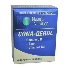 NATURAL NUTRITION - Cona-gerol X 30 Capsulas