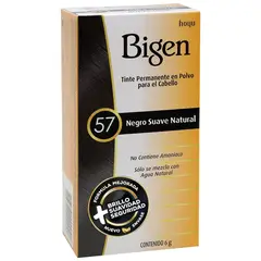 BIGEN - Tinte 57 Negro Suave Natural X 6g