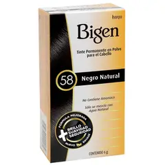 BIGEN - Tinte 58 Negro Natural X 6g