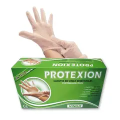 PROTEX - Guantes Vinilo T.s Caja X100und.protex-ion