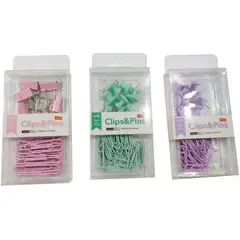 ARTESCO - Set de oficina + ganchos clips + chinchones
