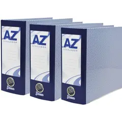 NORMA KAMALI - Carpeta folder a-z plastificado tamaño media carta