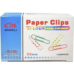DINGLI - Gancho clips de colores x 100 unds