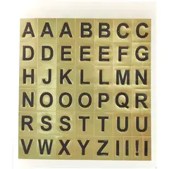 DIMATIC - Rotulo adhesivo letras doradas x 220 etiquetas dimatic.