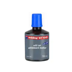 EDDING - Tinta Para Marcador Borrable Edding, Color Azul x 100 ml
