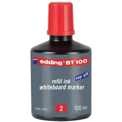 EDDING - Tinta Para Marcador Borrable Edding, Color Rojo X 100 ml