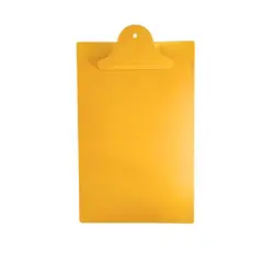 ICOPEL - Tabla de apoyo planillera en acrílico tamaño 18 Amarillo.