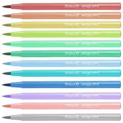 PELIKAN - Plumón Punta Pincel Pastel X 12 Markana Lettering