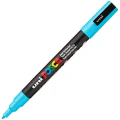 POSCA - Marcador Gráfico De Vinilo Pc-5m Azul Claro