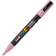POSCA - Marcador Gráfico De Vinilo Pc-3m Rosado Escarchado