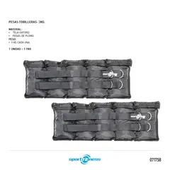 SPORT FITNESS - Pesas Tobilleras 6Kg