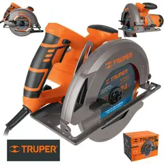 TRUPER - Sierra circular 7 1/4¨ uso profesional 1500 w 5.500 rpm marca