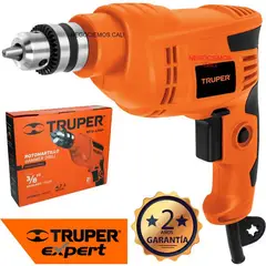 TRUPER - Taladro percutor 3/8'' 600 w reversible de uso profesional