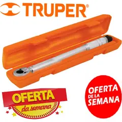 TRUPER - Torquímetro 1/2 150 lb/ft 204 nm 2 lectura importado reversible