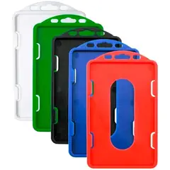 STAEDTLER - Escarapela Plástica, Porta Carnet Vertical Paq X 10