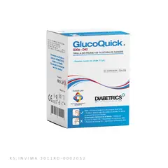 GLUCOQUICK - Tiras Reactivas X 50und