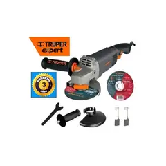 TRUPER - Pulidora 4¨12¨ marca 950w trabajo pesado gratis disco abrasivo