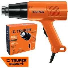 TRUPER - Pistola de calor marca 1500 w 500*c uso profesional 2 vel.