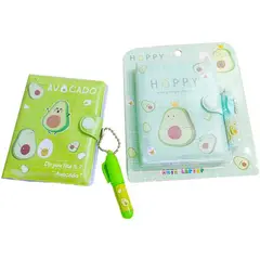 PRIMAVERA - Libreta para notas diseño aguacate mini lapicero