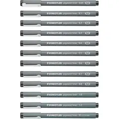 STAEDTLER - Rapidógrafo Rotulador de Pigmento X12 Graduaciones