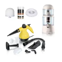 ENERGY PLUS - Combo: Limpiador a Vapor + Filtro + Kit 3 Repuestos Chef Master