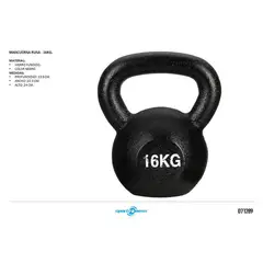 SPORT FITNESS - Pesa Rusa 16Kg Negra