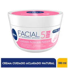 NIVEA - Crema Facial Cuidado Aclarado Natural 5 En 1 X 100ml