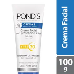 PONDS - Crema Facial S Proteccion Solar Fps 30 X 100g