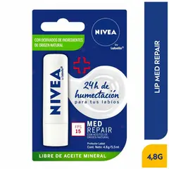 NIVEA - Protector Labial Med Repair Spf15 X 5