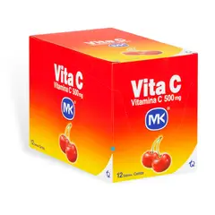 MK - Vitamina C Cereza Caja X 12 Sobres X 500mg