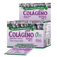 NATURAL FRESHLY - Colageno + Biotina + Vitamina C Polvo Natural Fresh X 120g