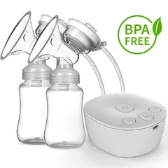 ONE PIXEL - Extractor De Leche Materna Doble Eléctrico Blanco