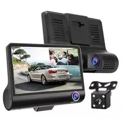 ONE PIXEL - Video Camara DVR Para Carro 3 Lentes Reversa