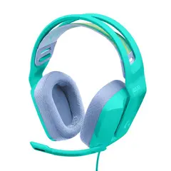 LOGITECH - Audifonos Diadema Gamer G335 Microfono Azul Menta