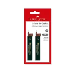FABER CASTELL - Minas Para Portaminas 0.5 2B Blister X2 Unds