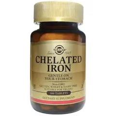 SOLGAR - Chelated Iron X 100 Tabletas